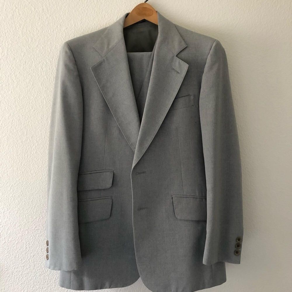 Three Piece Grey Pantsuit